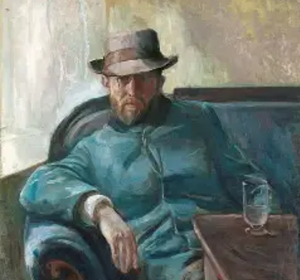 Hans Jæger, malt av Edvard Munch